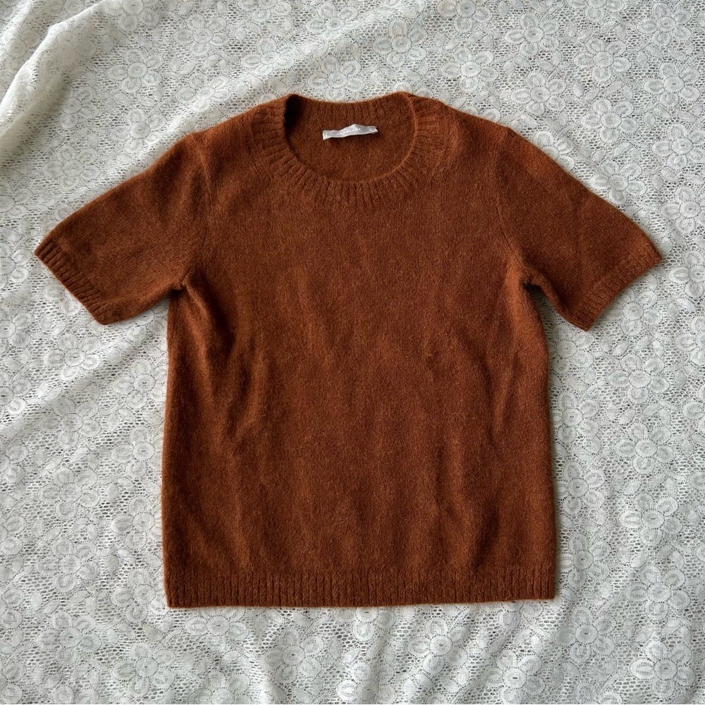 Everlane alpaca tee in copper xs - Picture 4 of 9